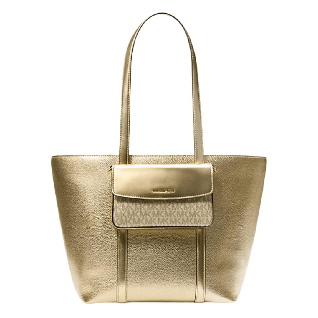 Bolso Michael Kors Tote Dorado