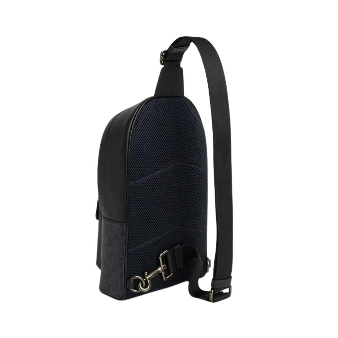 Maletín Coach Negro Gris Hombre