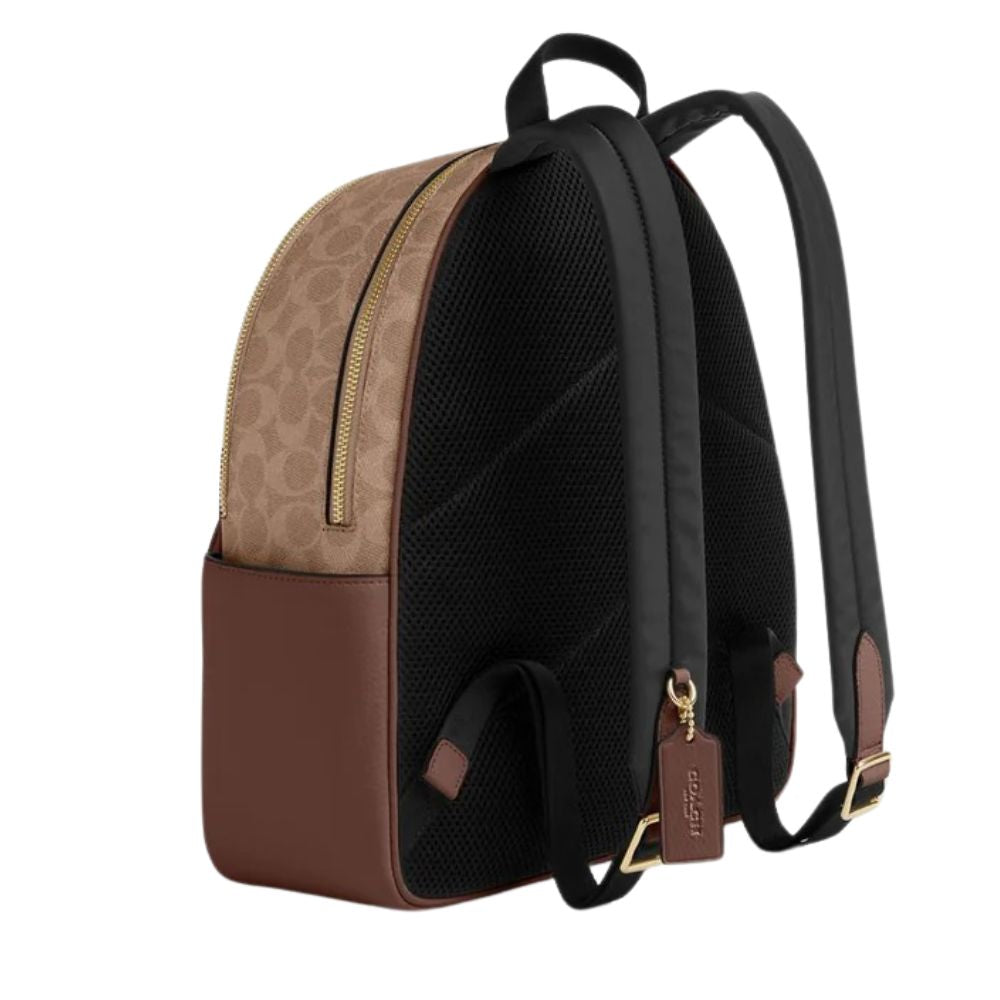 Maletín Coach Khaki y Camel