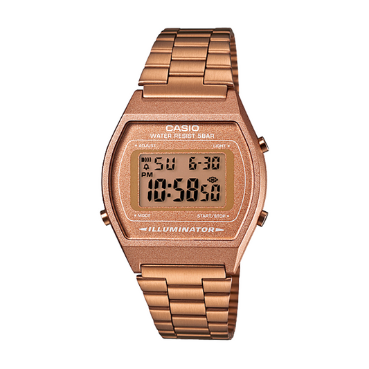 Reloj Casio Retro Oro Rosa B64OWC-5ADF