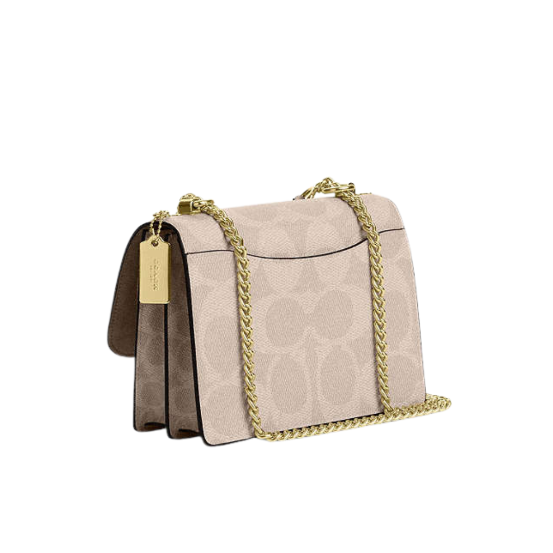 Bolso coach beige y camel
