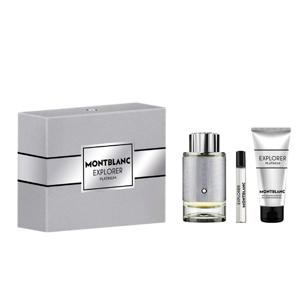 Montblanc Explorer Platinum For Men  Set EDP 100ml