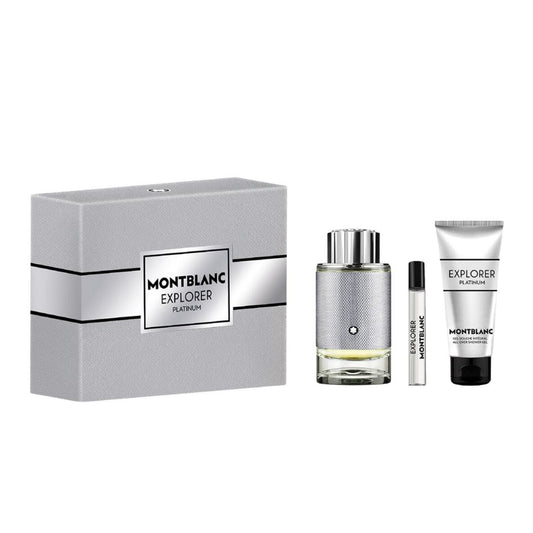 Montblanc Explorer Platinum For Men  Set EDP 100ml