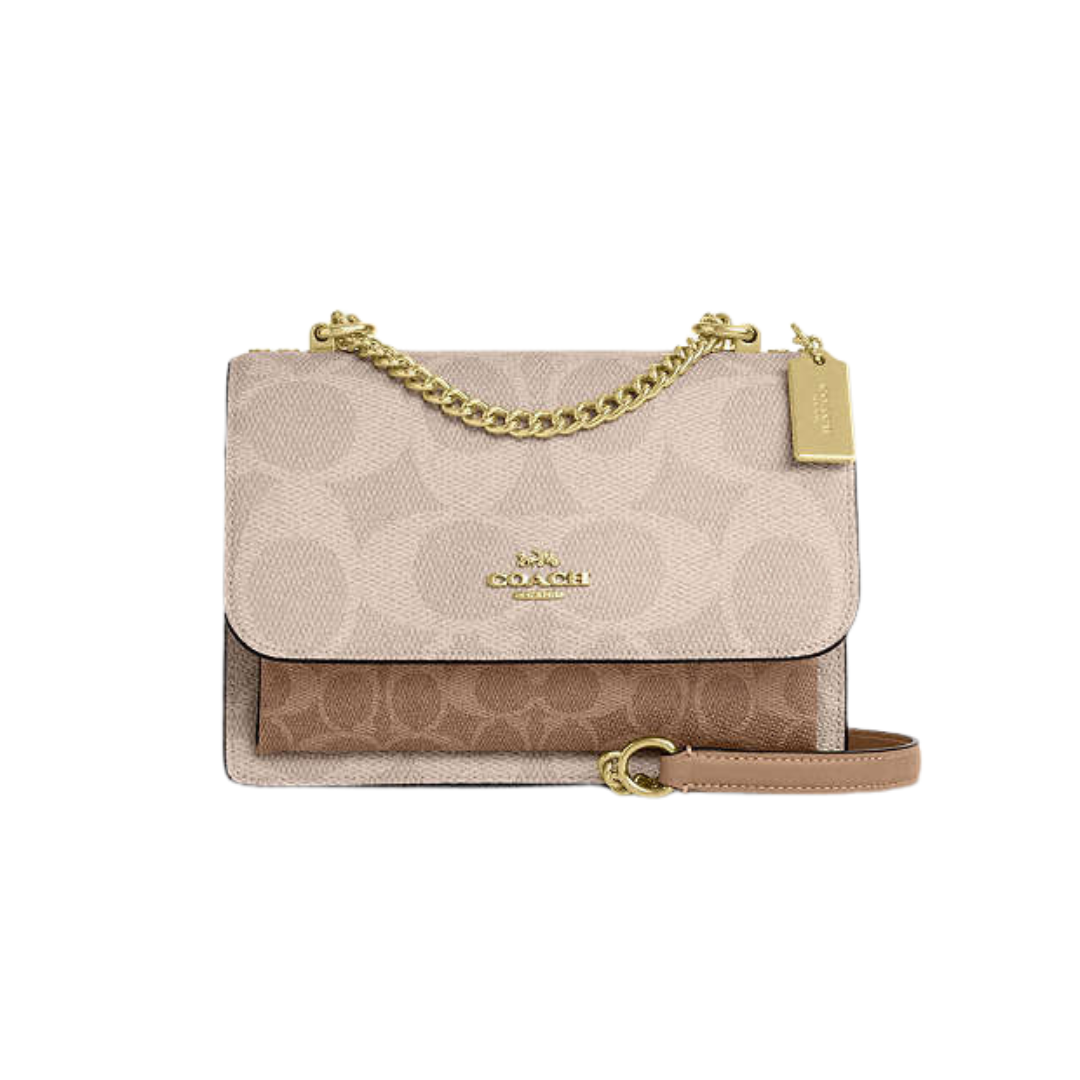 Bolso coach beige y camel