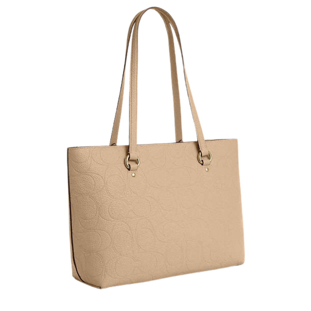 Bolso Coach Tote beige arena