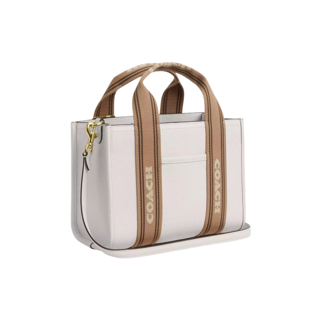 Bolso Coach vainilla y camel