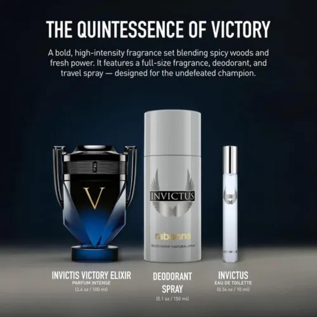 Set Invictus Victory Elixir Parfum 100ml